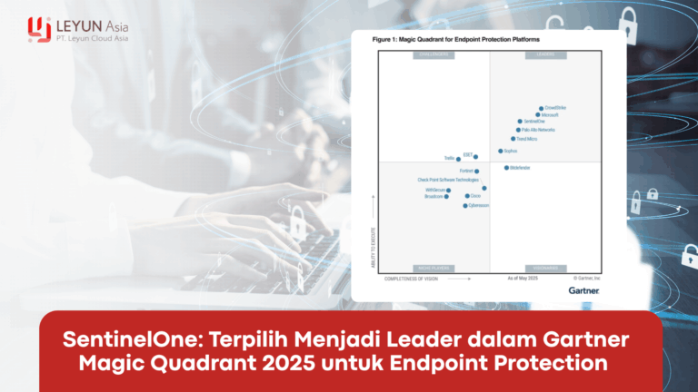 Sentinelone terpilih menjadi leader dalam gartner magic quadrant 2025 untuk endpoint protection
