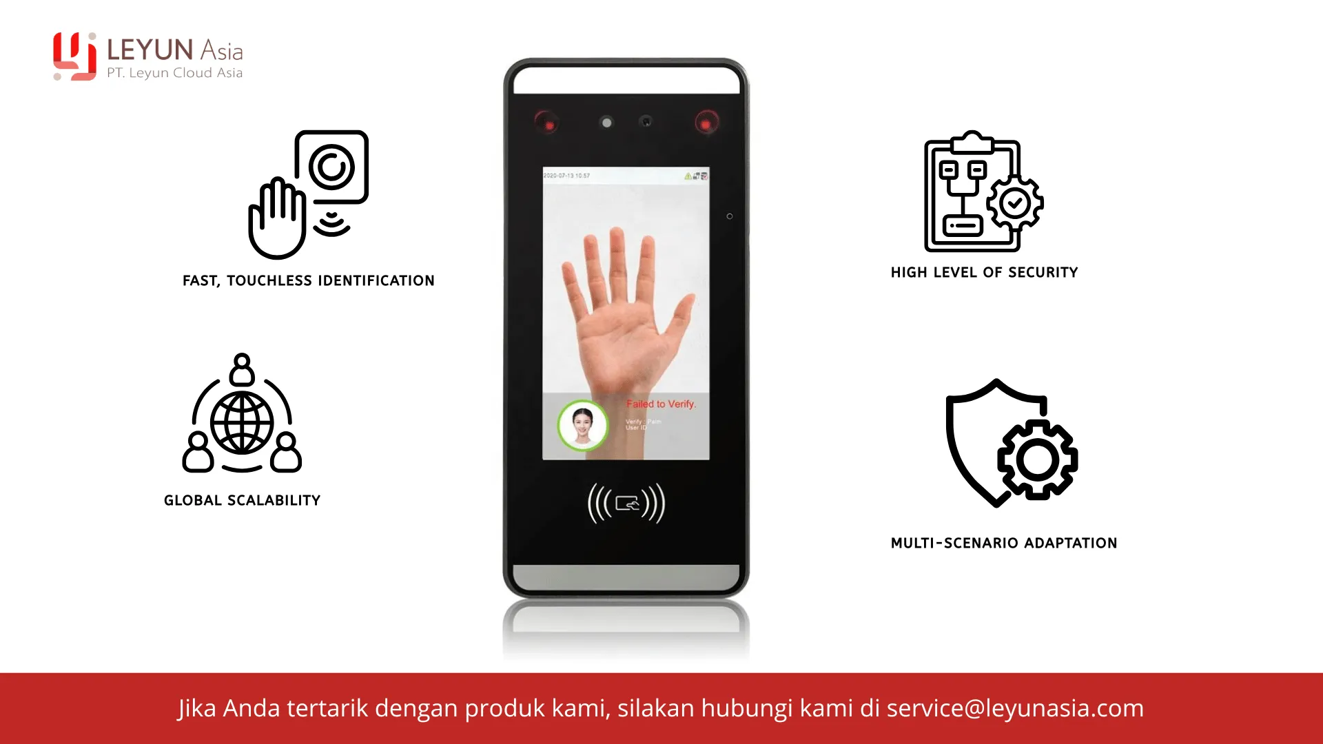 Palm scanner Tencent Cloud