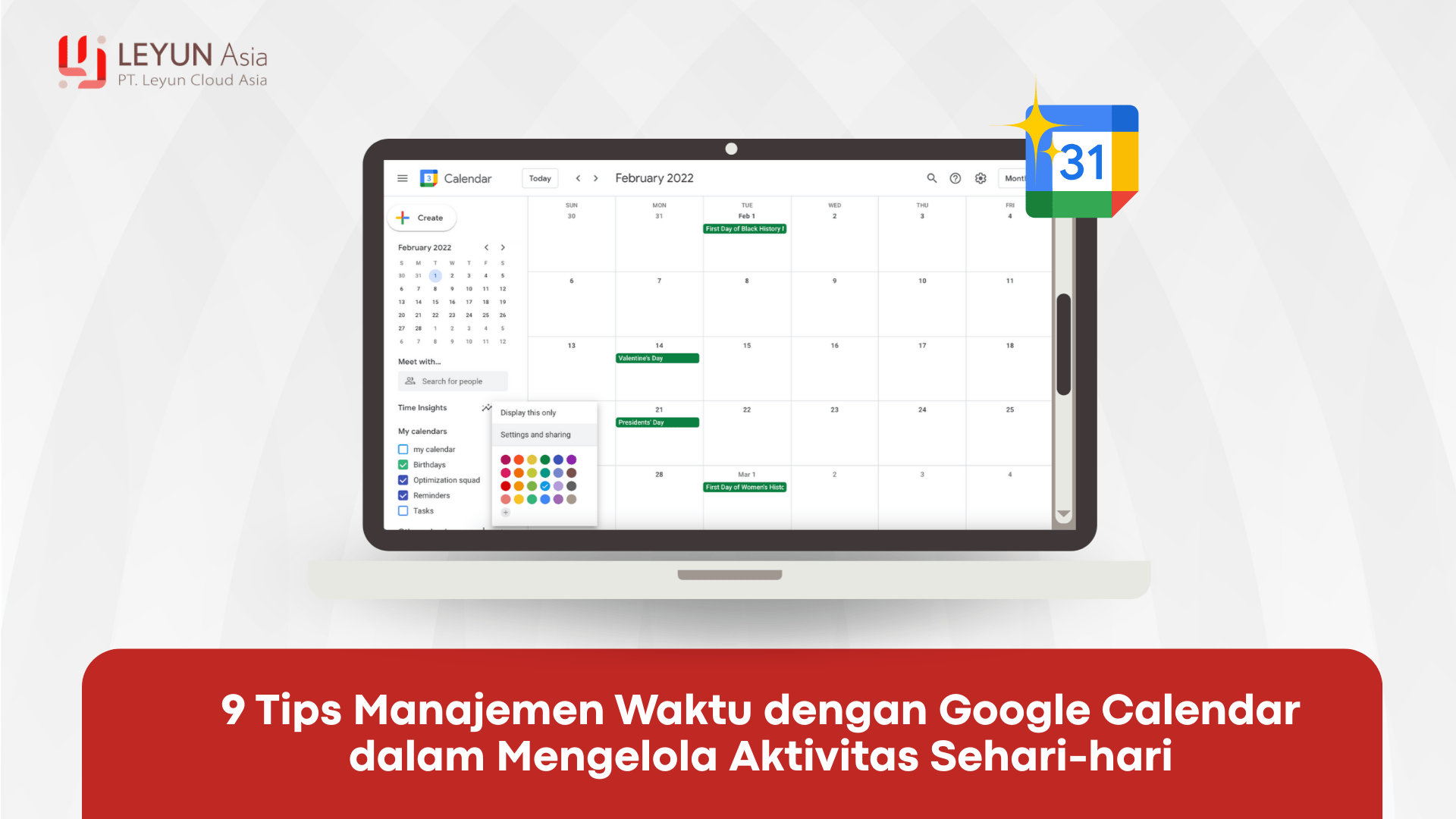 9 Tips Manajemen Waktu dengan Google Calendar dalam Mengelola Aktivitas Sehari hari
