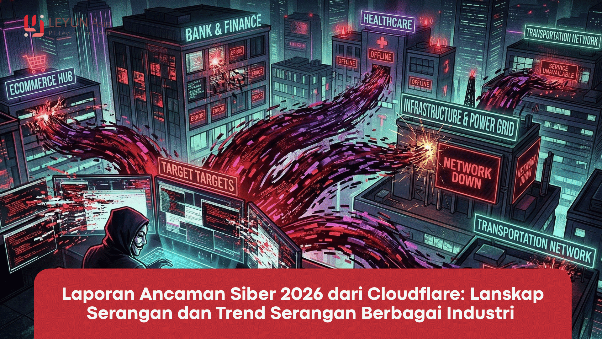 Laporan Ancaman Siber 2026 dari Cloudflare Lanskap Serangan dan Trend Serangan Berbagai Industri